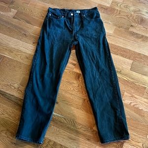 Vintage 90s Levi's 550 black jeans size 34 by 32